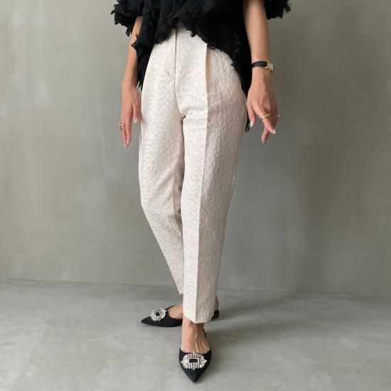 jacquard pants(IV) - HOWDY.