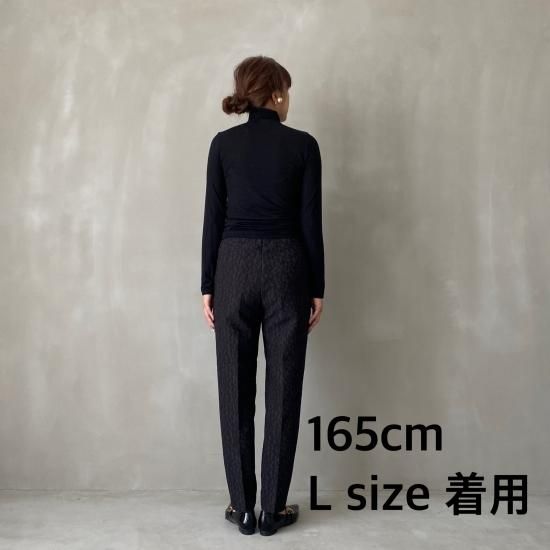 jacquard pants(BK) - HOWDY.