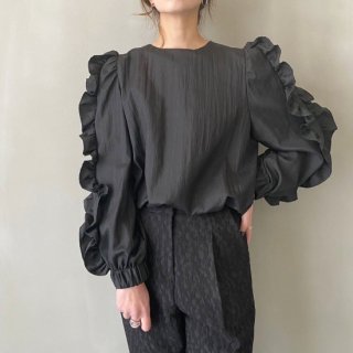 <img class='new_mark_img1' src='https://img.shop-pro.jp/img/new/icons56.gif' style='border:none;display:inline;margin:0px;padding:0px;width:auto;' />frill blouse(BK)