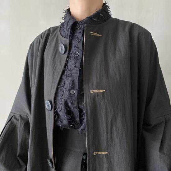 reversible bell sleeve coat - HOWDY.