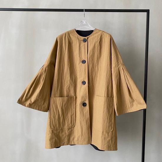 reversible bell sleeve coat - HOWDY.