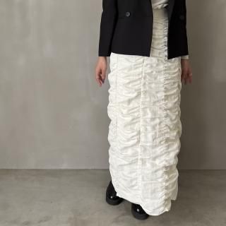 <img class='new_mark_img1' src='https://img.shop-pro.jp/img/new/icons8.gif' style='border:none;display:inline;margin:0px;padding:0px;width:auto;' />gather skirt(ivory)
