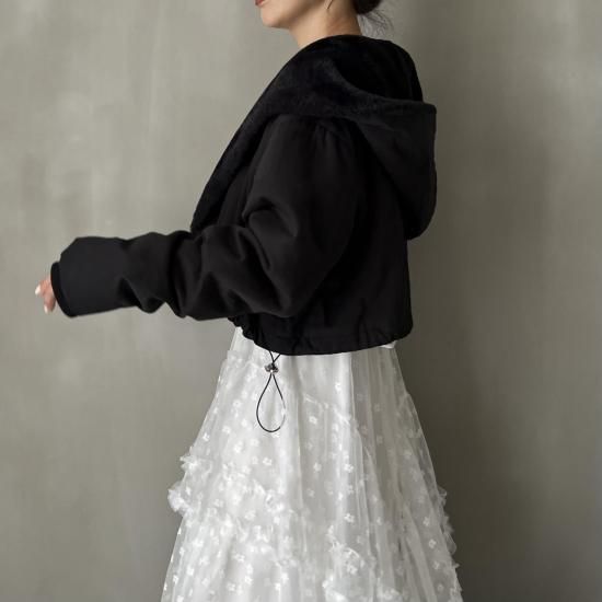 ecofur hood short outer - HOWDY.