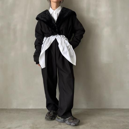 ecofur hood short outer - HOWDY.