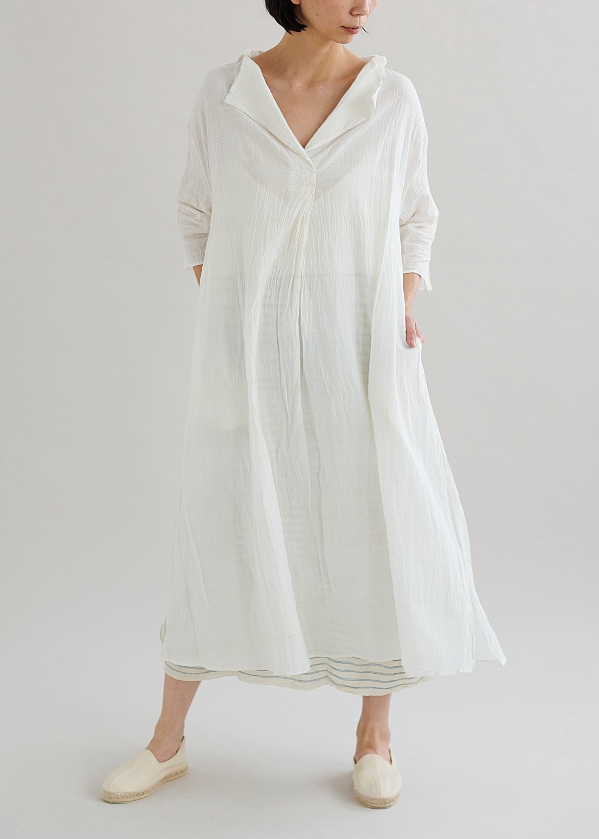 【予約商品】maku NOOR - 100% Cotton Handwoven Dress