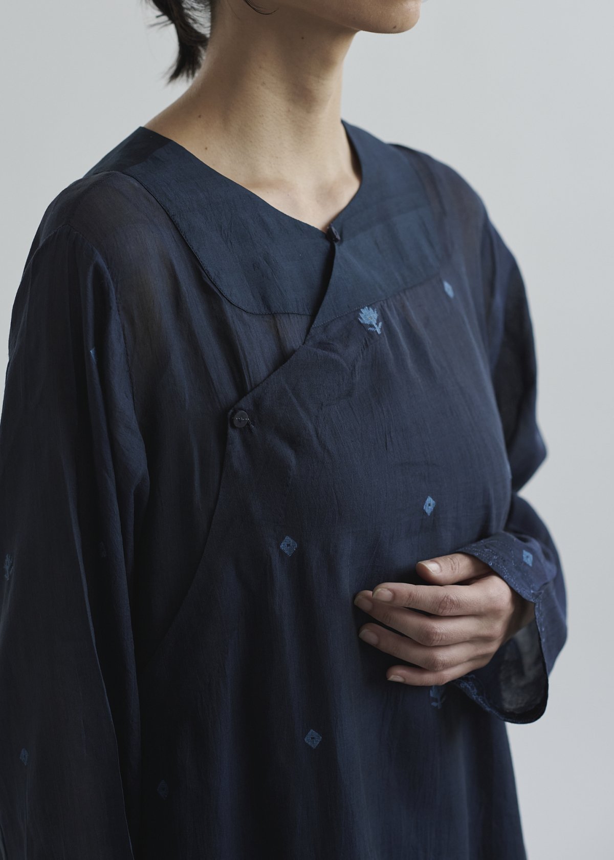 maku BIZEN DI 手織シルクコットンジャムダニコートドレス - CALICO キヤリコ：インド手仕事布の世界