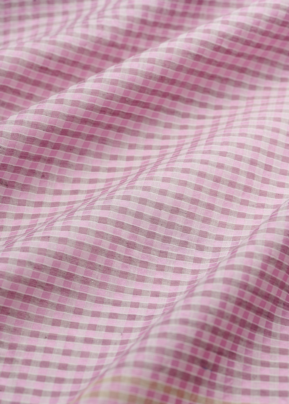 Х顼꡼å꿥åȥ󥷥륯 / Bicolor Sari Checks Handwoven Cotton and Silk