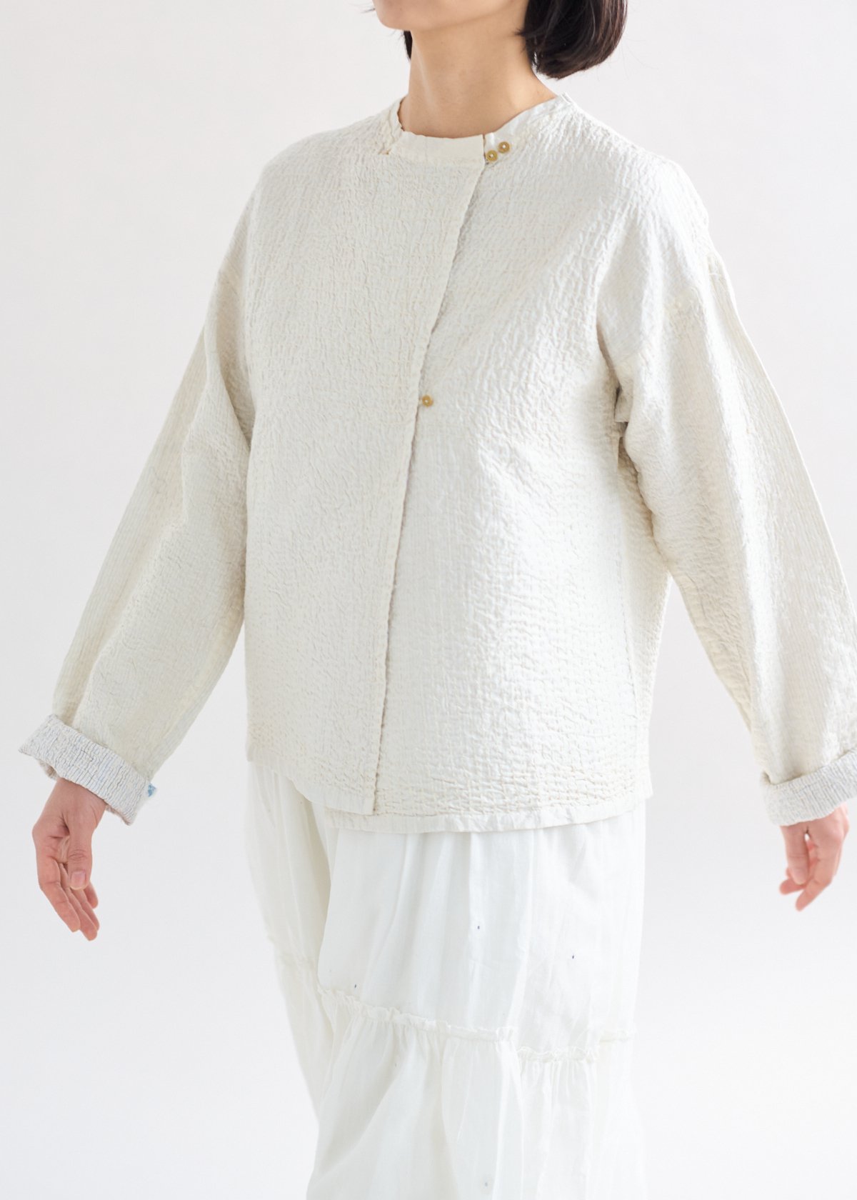 maku DINAZ 刺子手織シルクジャケット - CALICO キヤリコ：インド手仕事布の世界