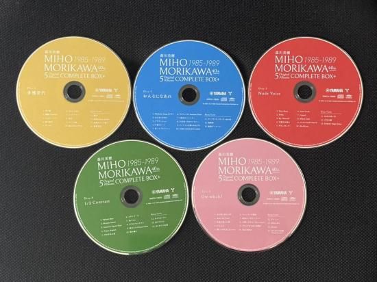 森川美穂 5 Original AlbumsCOMPLETE BOX＋ 森川美穂 1985-1989 5 Original Albums COMPLETE BOX+ | 森川
