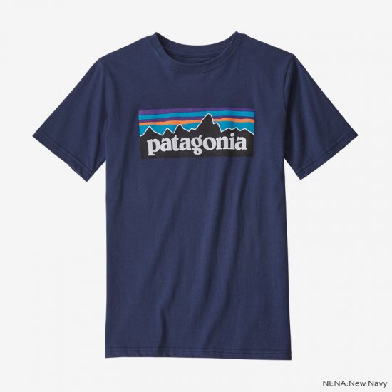 パタゴニア　メンズ　P-6ロゴ　オーガニック　Tシャツ