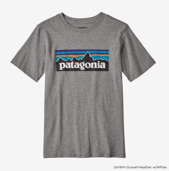 パタゴニア ボーイズ・P-6ロゴ・オーガニック・Tシャツ (62153 ...