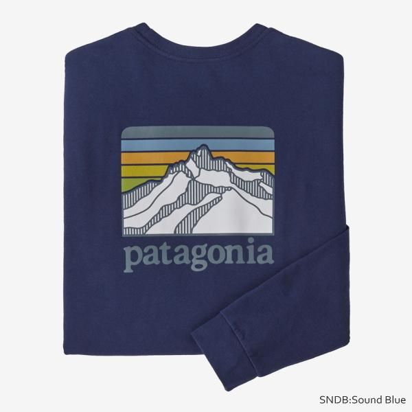 patagonia パタゴニア メンズ・ロングスリーブ・ライン・ロゴ