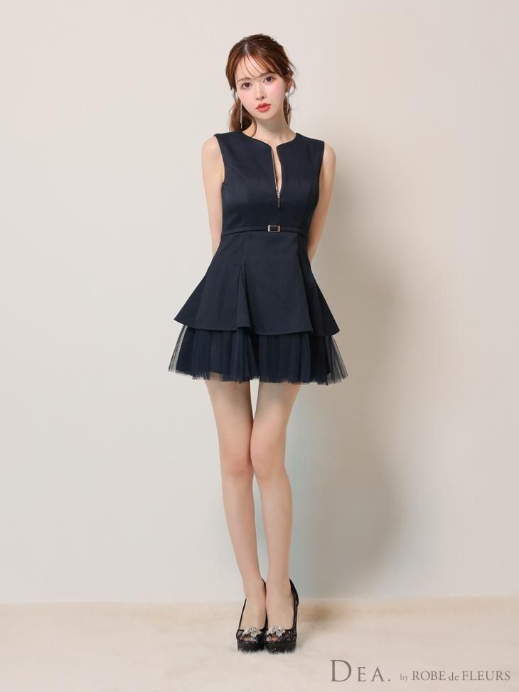 Robe de Fleurs 襟付きナイトドレス candy-dressshop_de2767