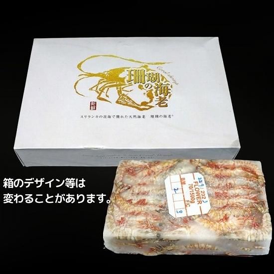 天然有頭えび フラワー 60尾サイズ 1.5kg (295) - シーフード卸