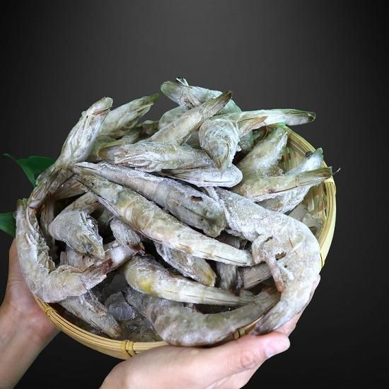 奇跡の海老” 海水養殖活〆海老 有頭 20/30 1kg IQF (311) - シーフード