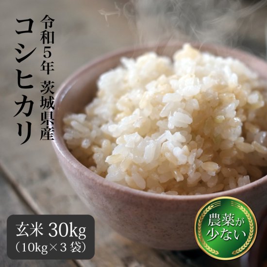 ☆減農薬コシヒカリ☆白米30キロ 令和5年度産 送料無料！(離島は別途