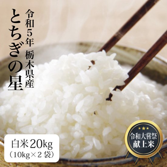 【数量限定】新米 玄米 令和5年 栃木県産 コシヒカリ　　20キロ