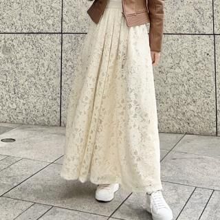 レース フレアスカート - クチュール デコール