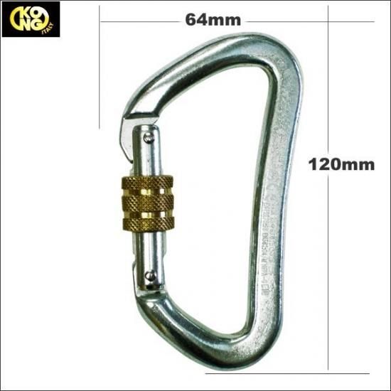 【超激レア！】KONG BONAITI 超高強度 安全環付きカラビナ イタリア製 超激レア！】KONG BONAITI 超高強度 安全環付きカラビナ