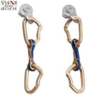 <img class='new_mark_img1' src='https://img.shop-pro.jp/img/new/icons12.gif' style='border:none;display:inline;margin:0px;padding:0px;width:auto;' />【メール便】 アンドレアサンポーリ(ANDREA SAMPOULI) ピアス クイックドロー (カラー:ブルー) 【ANP014BL】