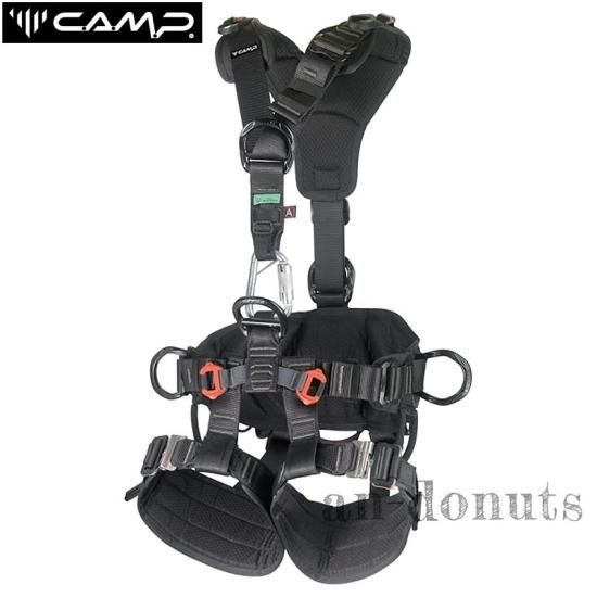 CAMP(カンプ) ロープアクセス用フルボディハーネス ACCESS XT BLACK 