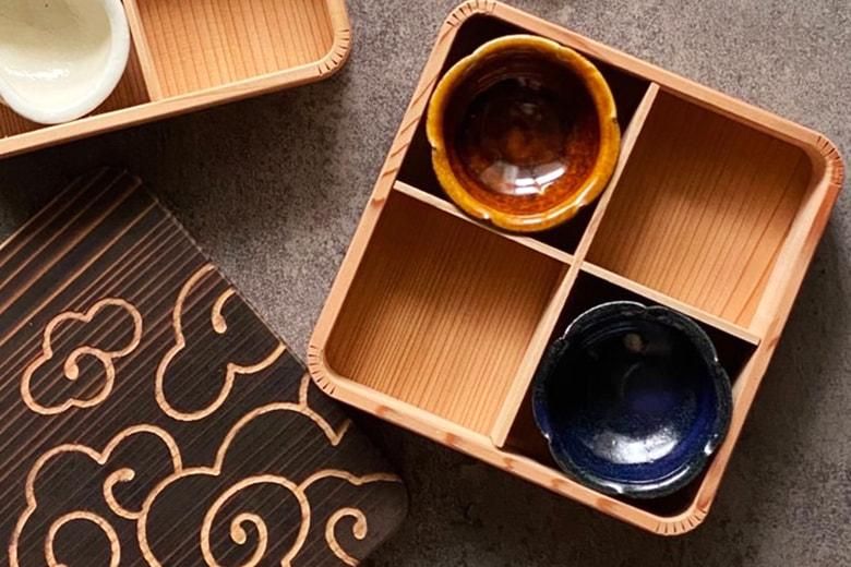 激安本物 kiando ぷっくり六輪花豆鉢付き松花堂｜箱屋常吉 -TSUNEKICHI- 工芸品