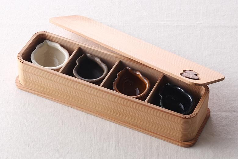 kiando vol.2 ひょうたん粒鉢付き長手箱/象嵌付｜箱屋常吉