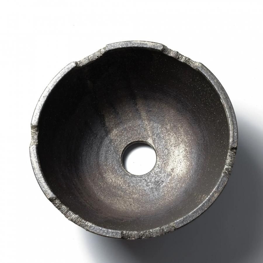 ZEN BOWL TYPE 25SS 8号 黒南蛮 - bio plants（ビオプランツ）