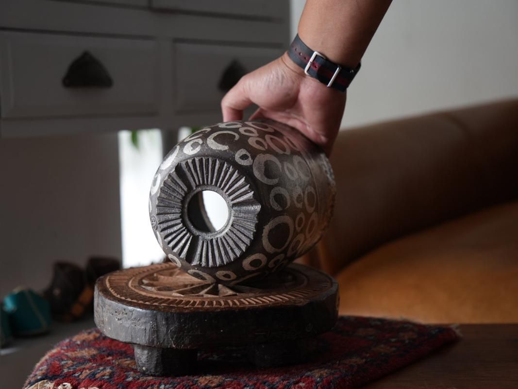 谷井直人 信楽焼どんぐりくるくる鉢（特大） - bio plants（ビオプランツ）