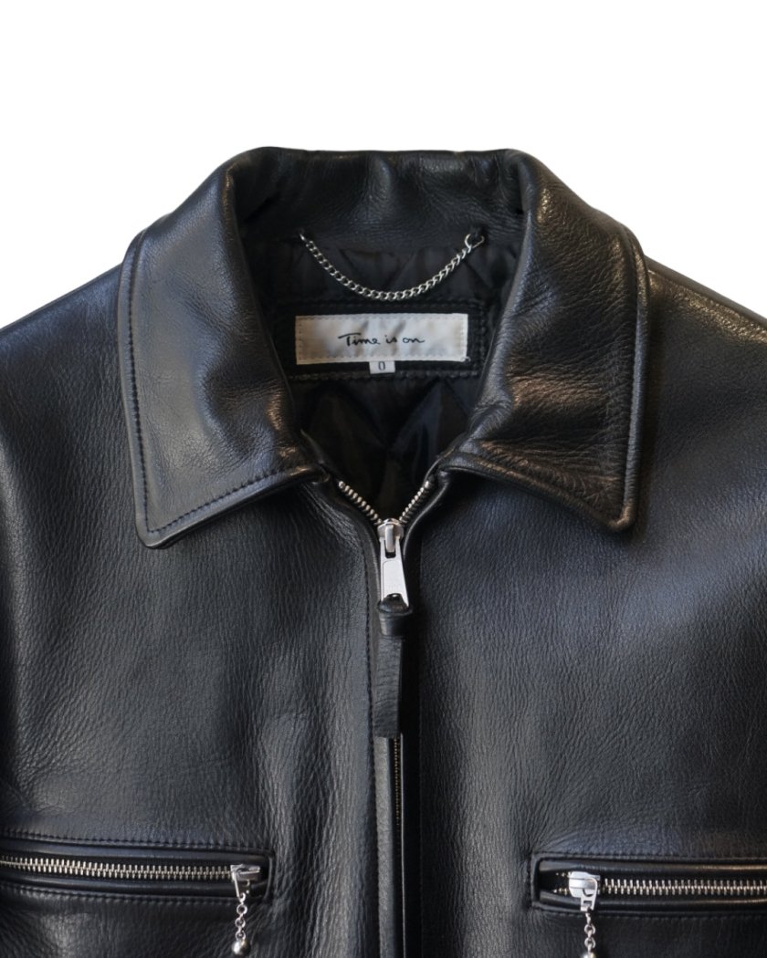 【MID DOME JACKET】cow leather - Time is on