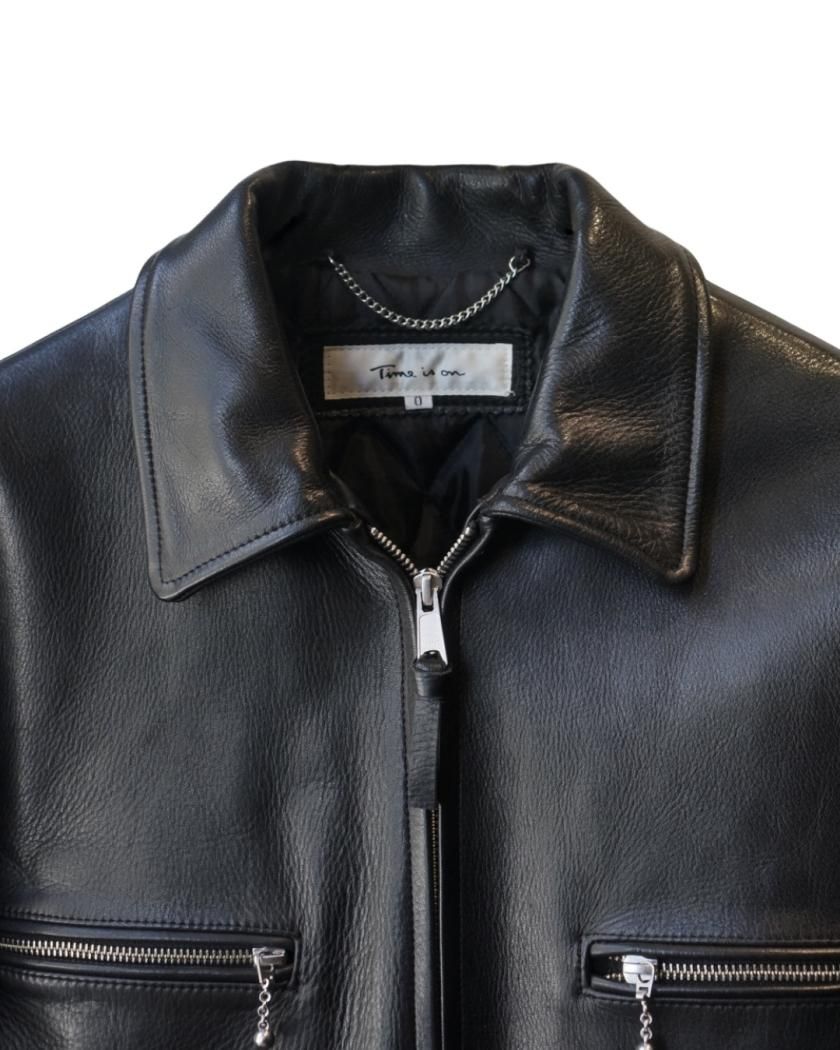 MID DOME JACKET】cow leather - Time is on