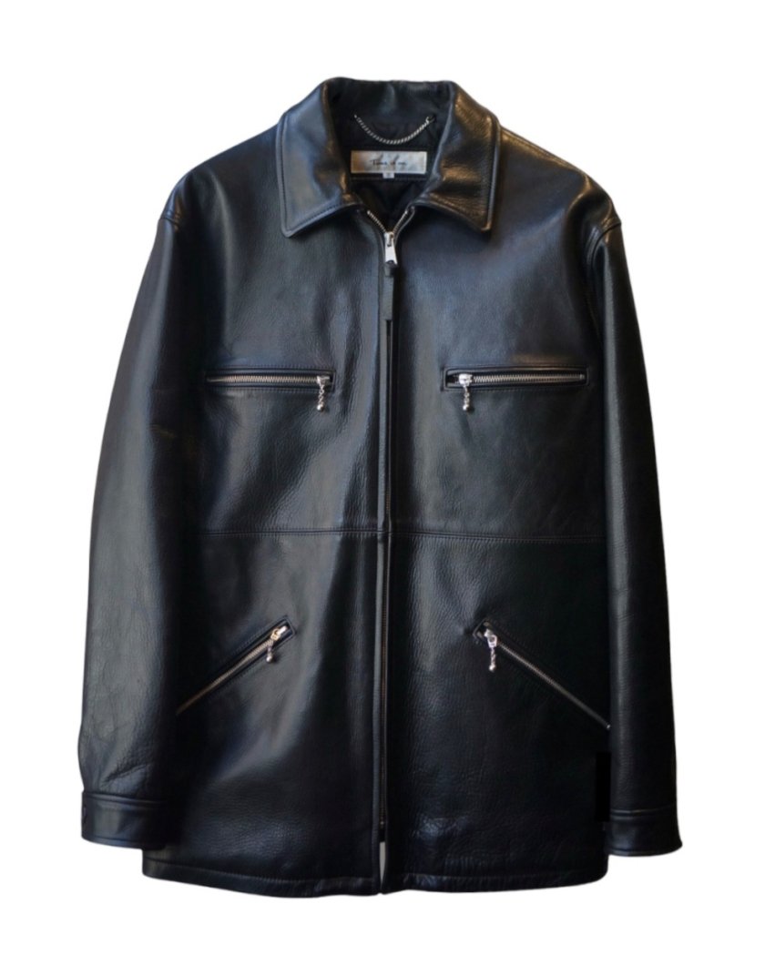 【MID DOME JACKET】chrome tanning cow leather