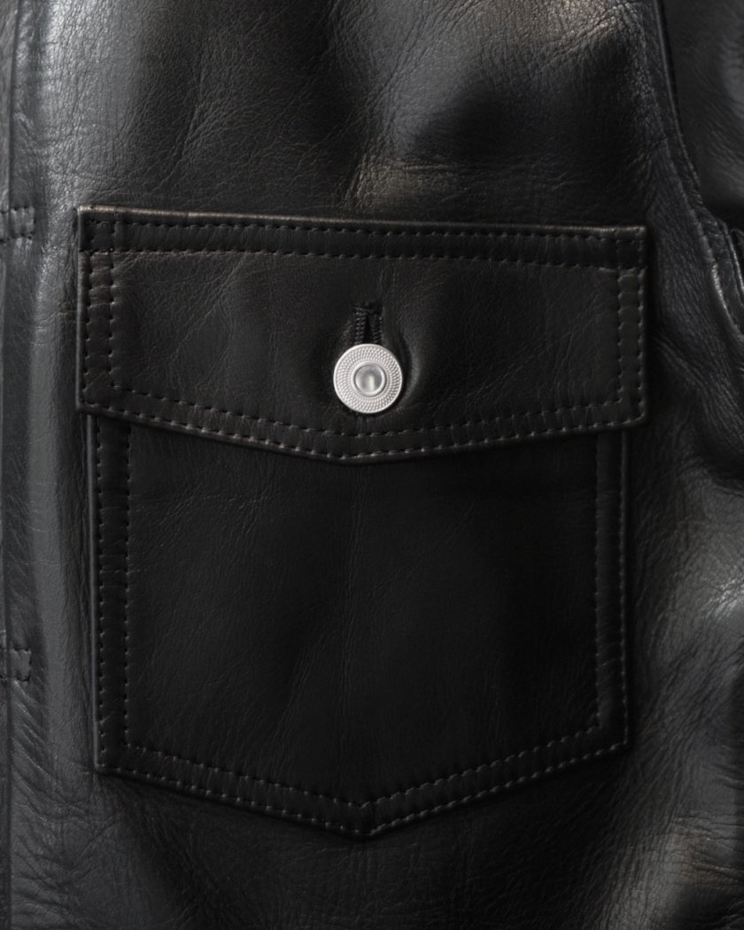 TRUCK JACKET】cow leather - Time is on