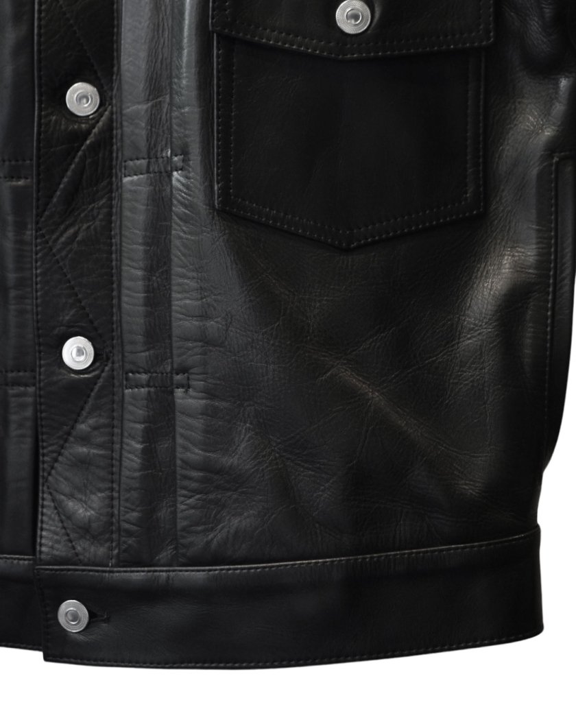 【TRUCK JACKET】cow leather - Time is on