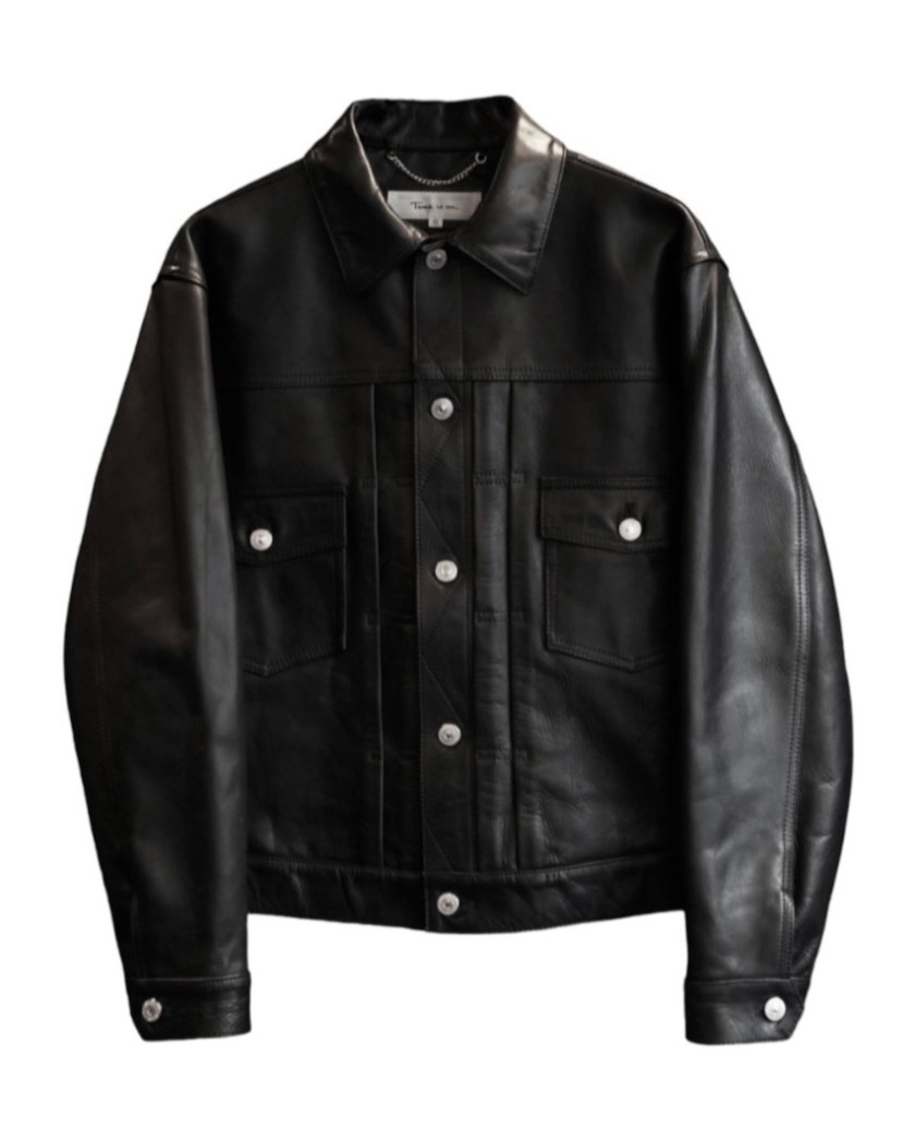 【TRUCK JACKET】chrome tanning cow leather