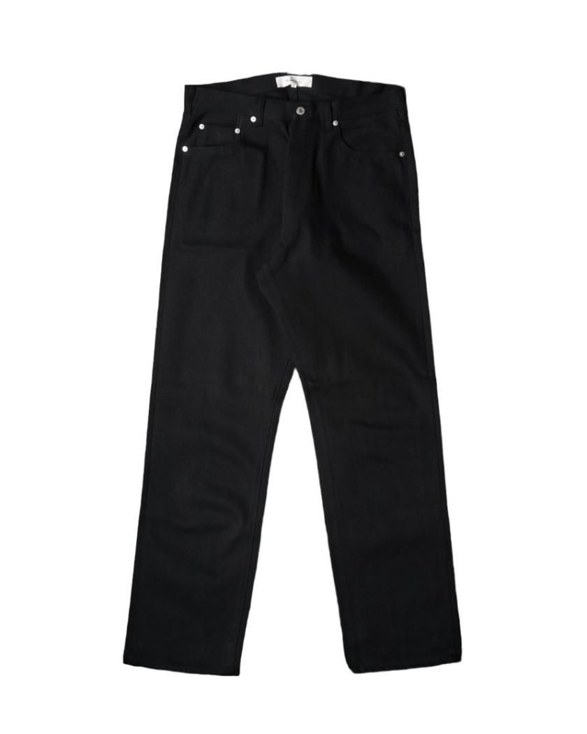 CLASSIC STANDARD 5P DENIM PANTS14oz Japanese selvedge denim-Black