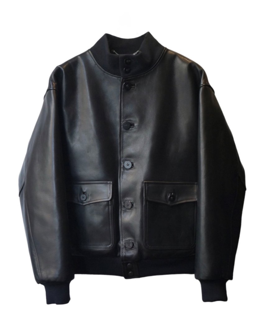 A1 JACKET】chrome tanning cow leather - Time is on