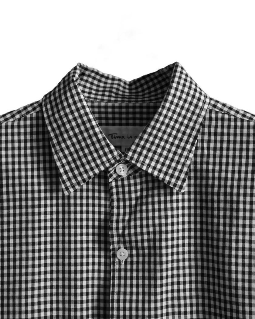 Black gingham shirt Clearance