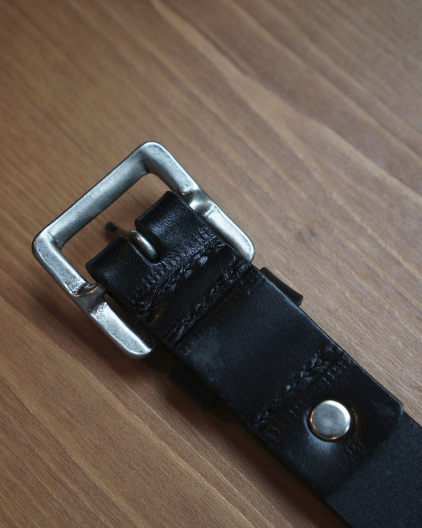 【MEDIUM square buckle belt】 - Time is on