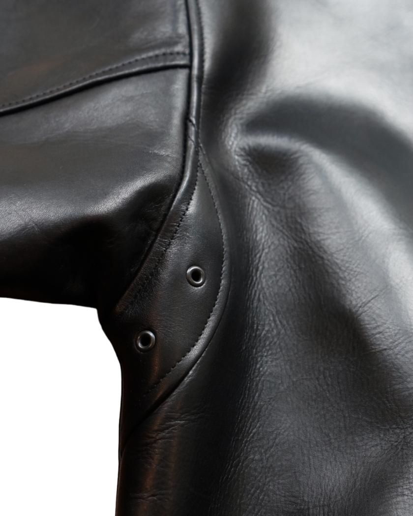 ZIAS VARSITY JACKET】cow leather - Time is on