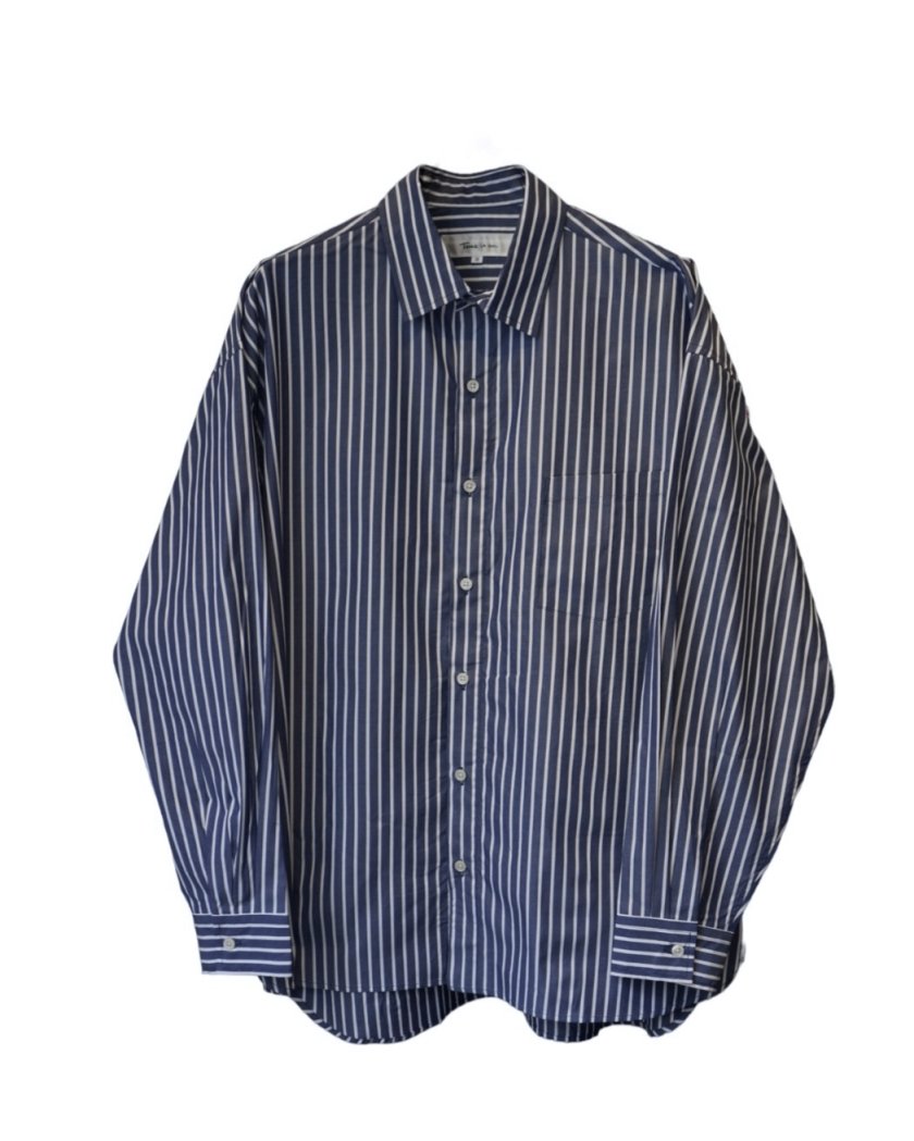 (NEW) BOX OVER SHIRT-STRIPE-