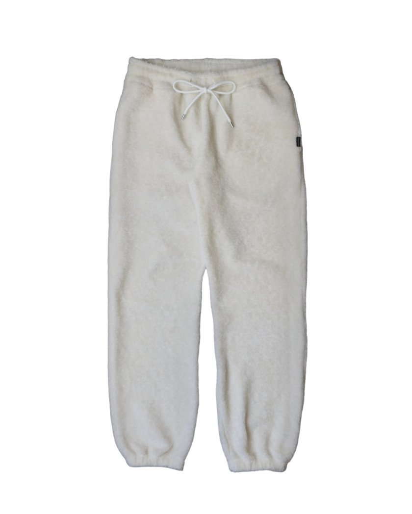 COTTON MIX BOA PANTS