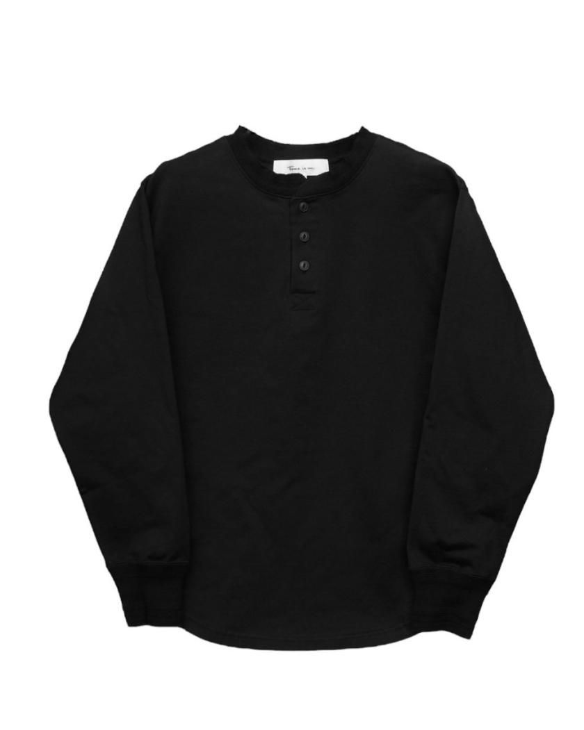 HIGH DENSITY 3B HENLEY NECK L/S