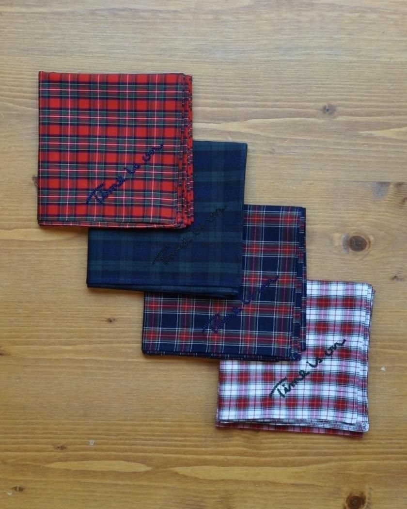 PLAID HANDKERCHIEF