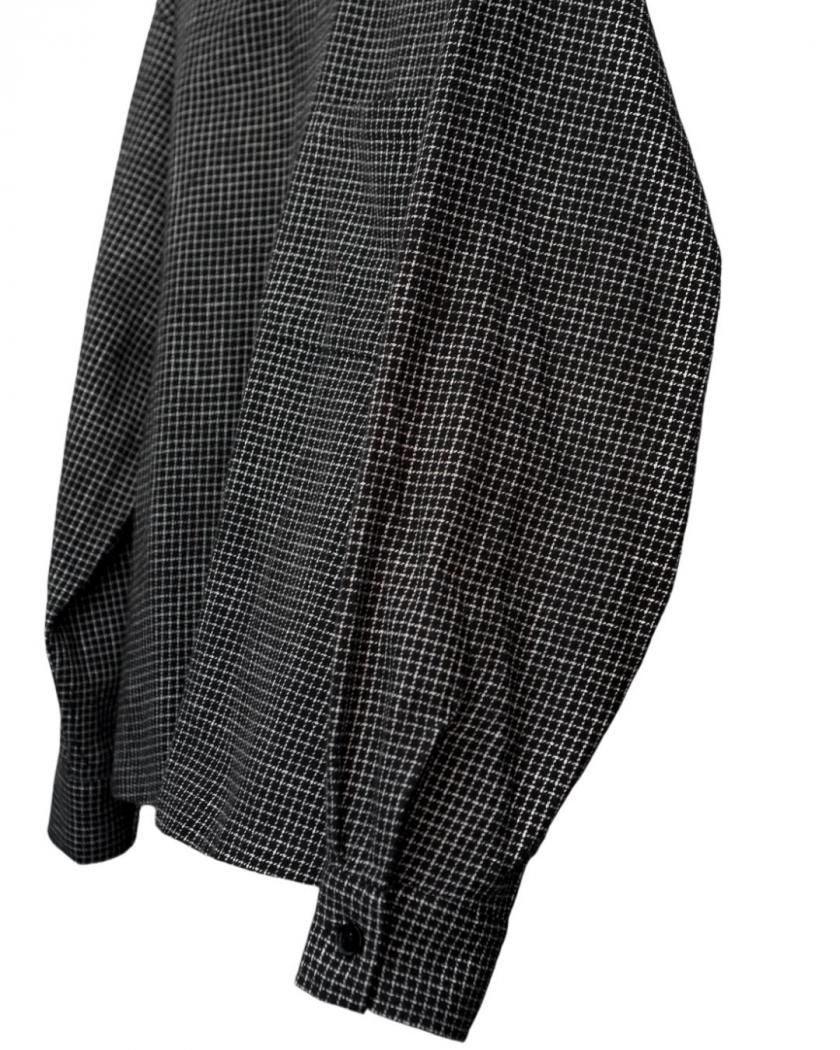 CROPPED SHRITS - graph plaid - サイズ0