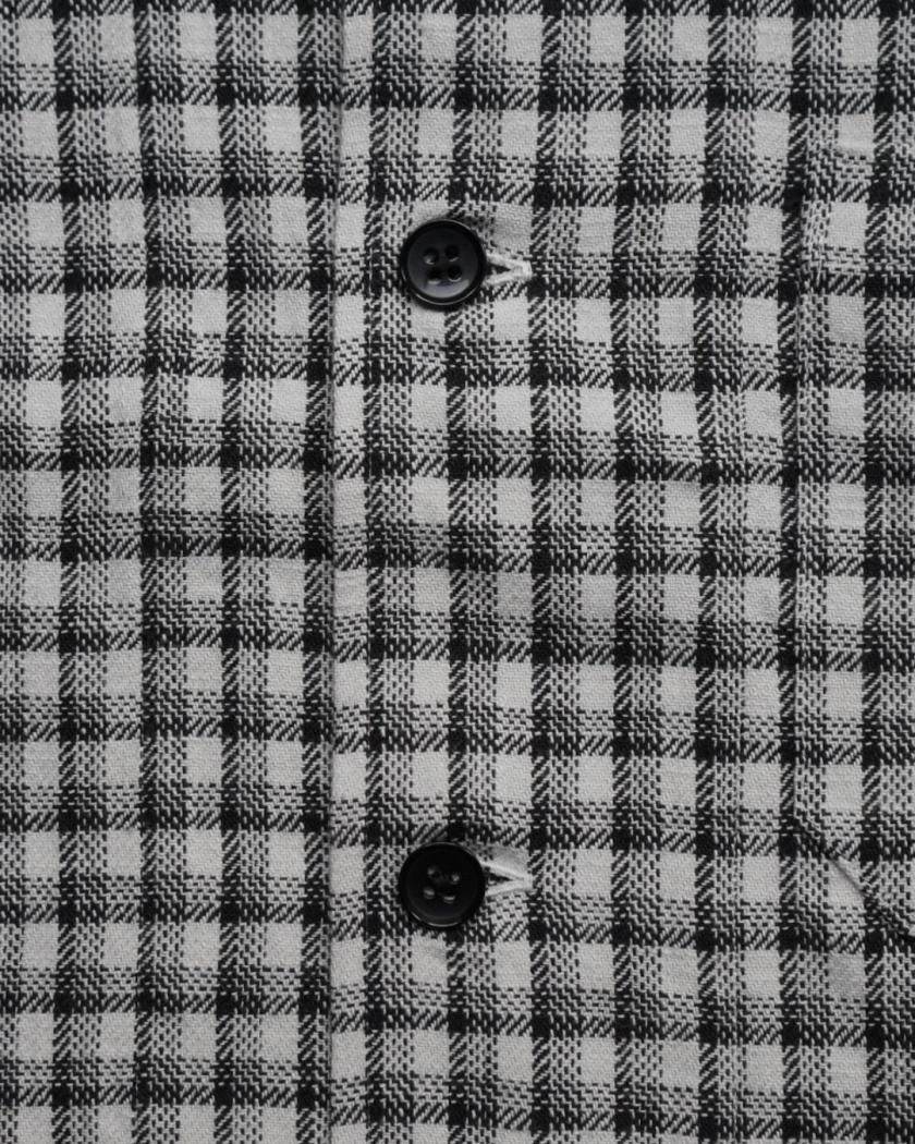 CROPPED PLAID SHIRT】-one side plaid- - Time is on CROPPED PLAID SHIRT】-one side plaid- - Time is on