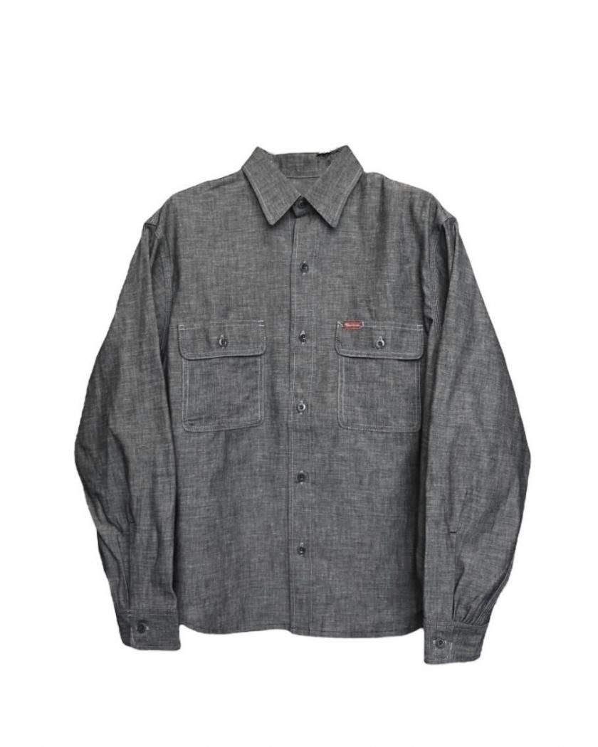 CLASSIC SELVEDGE CHAMBRAY SHIRT(CROPPED)