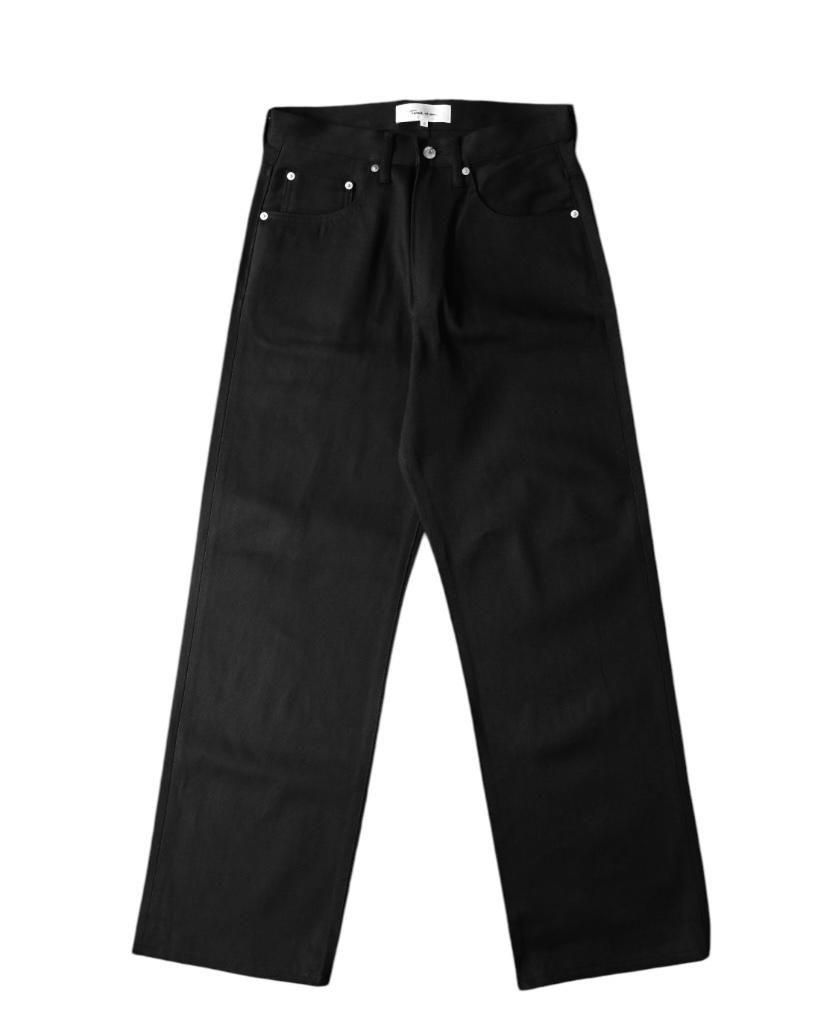 BAGGY DENIM PANTS12oz Japanese Denim -Black
