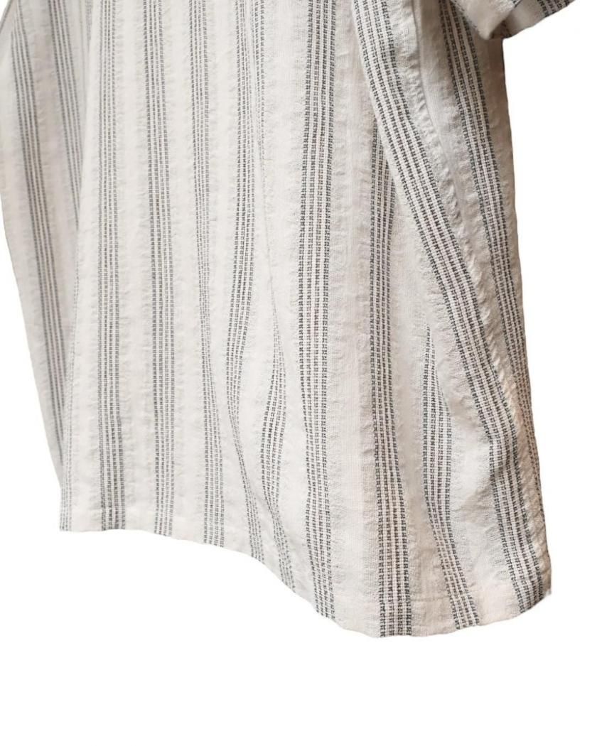 トップス KARAMI STRIPE OPEN COLLAR SHIRT KARAMI STRIPE OPEN COLLAR SHIRT】 - Time is on