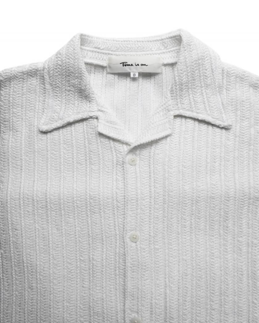 トップス RUSSELL STRIPE OPEN COLLAR SHIRT RUSSELL STRIPE OPEN COLLAR SHIRT】 - Time is on